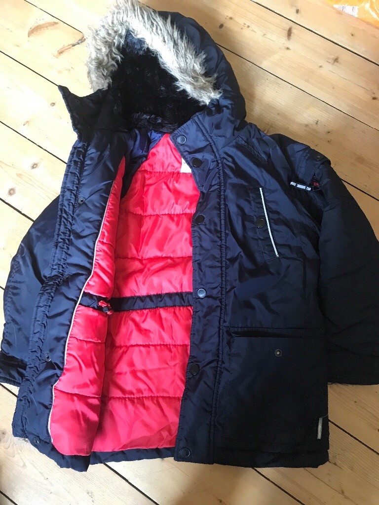 next boys waterproof jacket